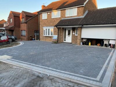 Executive house block paved driveay blue slate 09 Tunbridge Wells