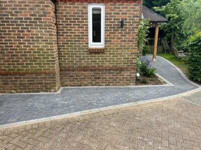Front garden block paved pathway 05 Tunbridge Wells
