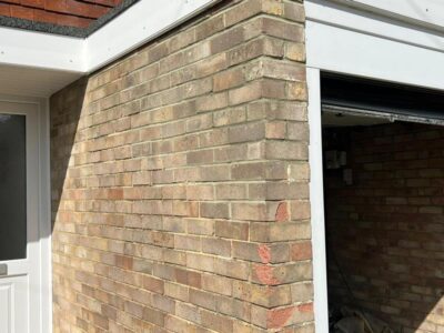 Garage brick wall repair 02 Tunbridge Wells
