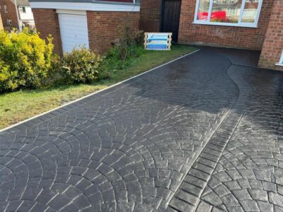 Imprinted concrete driveway chatham 04 Tunbridge Wells