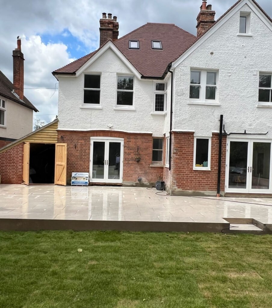 porcelain-patio-installation-back-garden-terrabase-paving